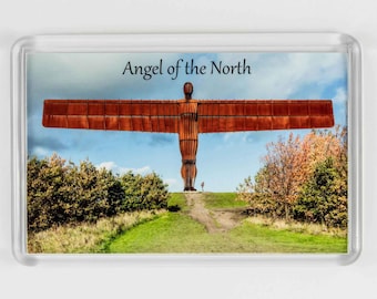 Newcastle koelkastmagneet, engel van het noorden, Gateshead-engel.