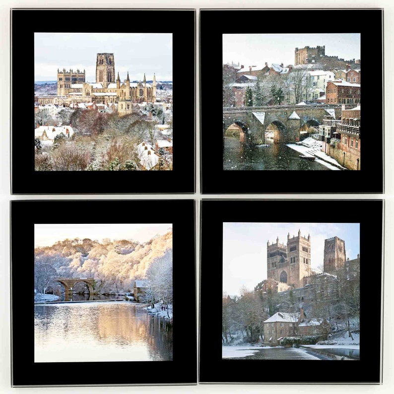 JohnGordonPhotos Durham Snow Scene Coasters - Thumbnail 2