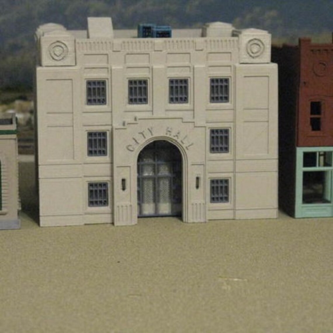 HO Scale City Hall Etsy