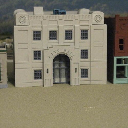 HO Scale City Hall Etsy