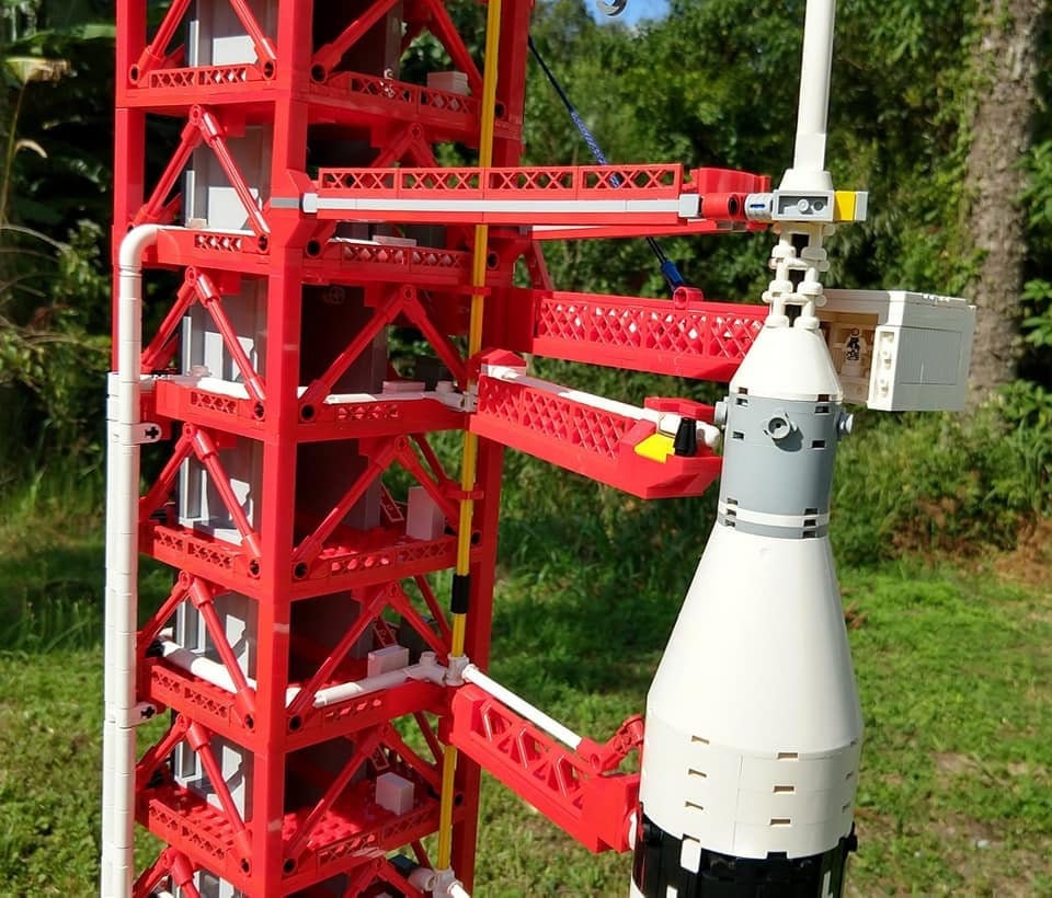 MOC Lego Launch Tower Mk I para Saturno V escala 172 Etsy