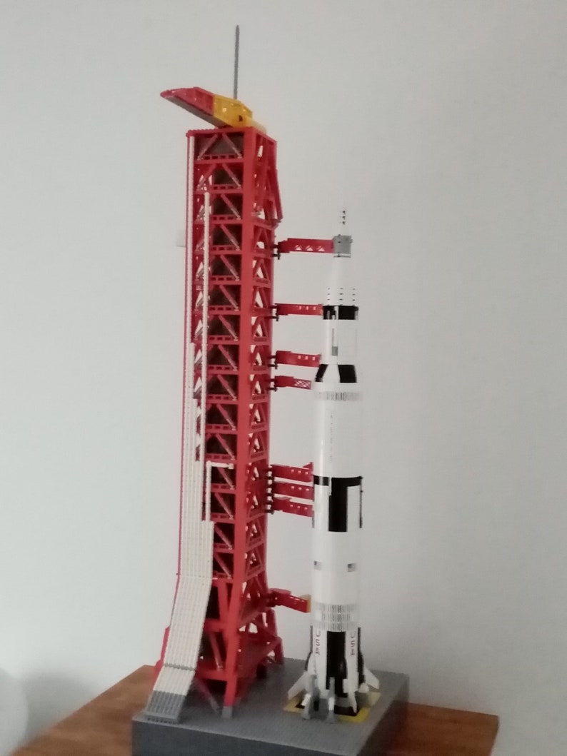 MOC Lego Launch Tower Mk I for Saturn V 172 scale Etsy
