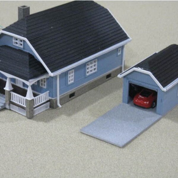 Ho Scale Garage Etsy
