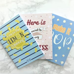 A5 notebooks set
