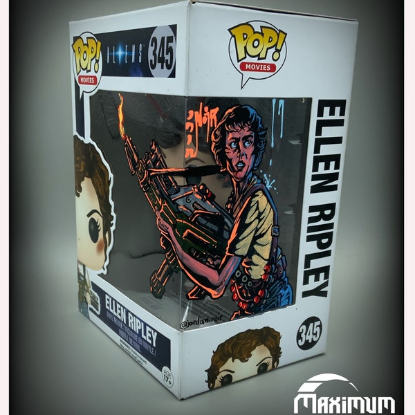 RIPLEY - Funko Pop mit Custom Blacklight Box Art