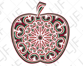 Free Free Layered Apple Svg 61 SVG PNG EPS DXF File