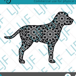 Download Labrador Mandala Svg Vector Labrador Svg Dog Mandala Silhouette Dog Svg Cnc Plasma Zentangle Svg Mandala Svg Cricut Paper Cut Clip Art Art Collectibles