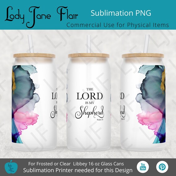 Christian Libbey Glass The Lord is My Shepherd I Shall Not Want Christian Libbey Glass The Lord is My Shepherd I Shall Not Want