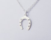 Silver Horseshoe Necklace