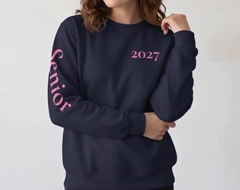 Class of 2027 Senior Unisex Oversized Sweatshirt | Graduation Unisex Crewneck | Highschool or College Grad Shirt Gift