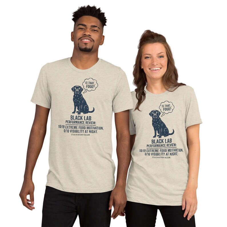 Funny Black Lab Shirt, Black Dog Owner Gift, Black Labrador T-Shirt, Funny Dog Mom Tee, Stealth Dog Humor, Dog Dad Gift, Pet Lover Graphic