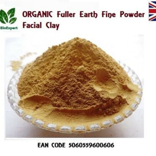 ORGANIC Fuller Earth Multani Mitti Facial Clay Fine Powder Top Quality free P&P