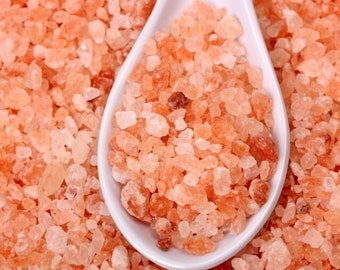 ORGANIC Himalayan Pink Salt with Lavender Oil Spa Bath ORGANIC Himalayan Pink Salt 100% Pure Naturally Food Grade Coarse Rock Salt
