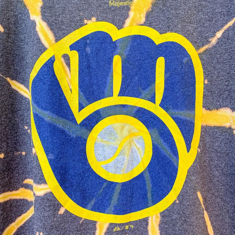 Tie Dye Milwaukee Brewers Baseball T-Shirt