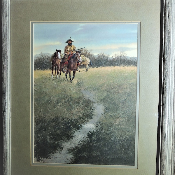 Original Ron Stewart Watercolor Western Painting 19" X 22" (  CONTACT SELLER Before Purchasing)