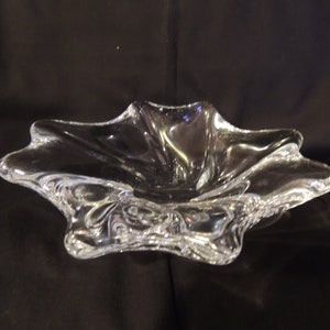 6.6&quot; Baccarat Cadix France Crystal Art Glass Ashtray