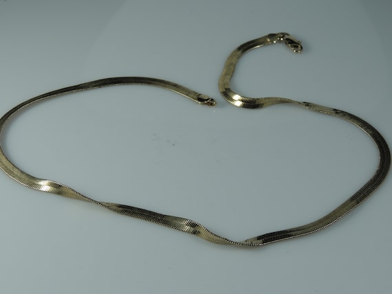 enewton Herringbone Gold Chain Choker main image 1