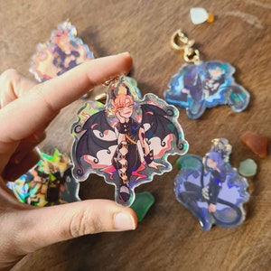 Obey me! - Demon Brothers Acrylic Holo Charms