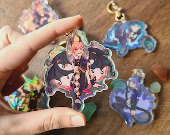 Obey me! - Demon Brothers Acrylic Holo Charms