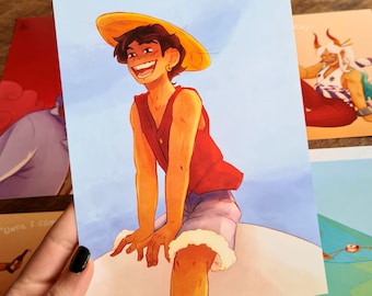 Pirate Anime Art Prints