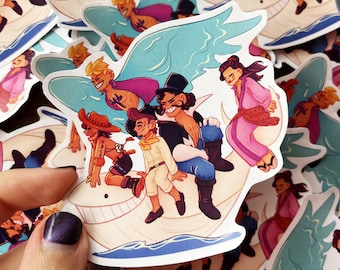 Whitebeard Pirates Moby Dick Sticker (8cm)