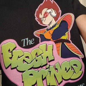 Fresh Saiyan Prince Shirt | dragon | T-Shirt | fresh prince of bel air | Saiyan | vegeta | dbz | dbs | ball