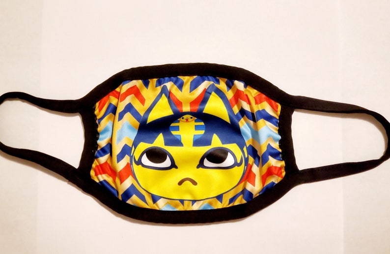 Ankha Face Mask FaceMask animal crossing cosplay adult Etsy