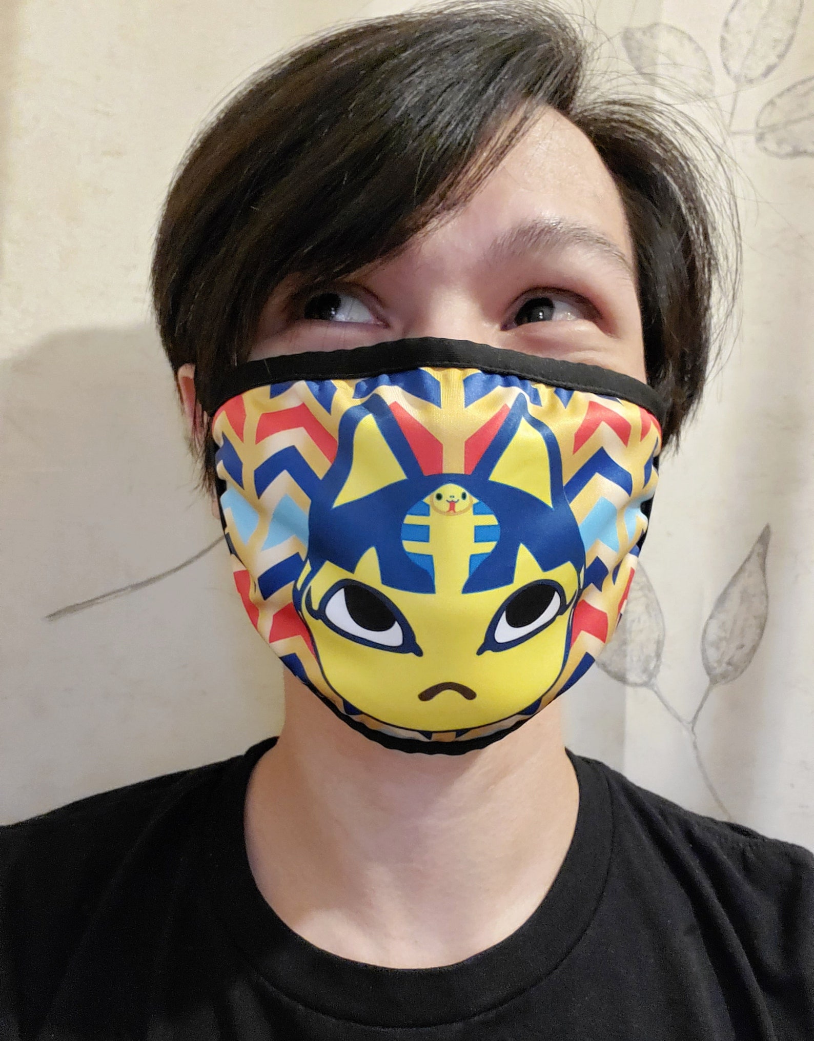 Ankha Face Mask Facemask Animal Crossing Cosplay Adult Etsy