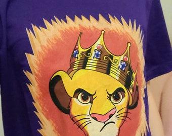 Notorious Simba Shirt | simba | T-Shirt | lion | king | biggie | crown | mufasa | hakuna| lion king shirt |