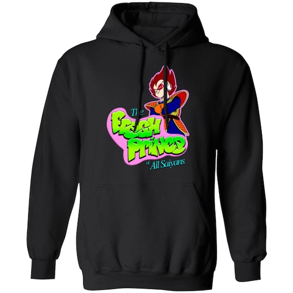Fresh Saiyan Prince Pullover Hoodie Dragon Sweat Shirt Fresh