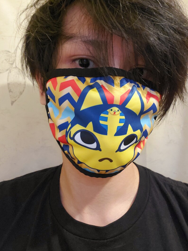 Ankha Face Mask FaceMask animal crossing cosplay adult Etsy