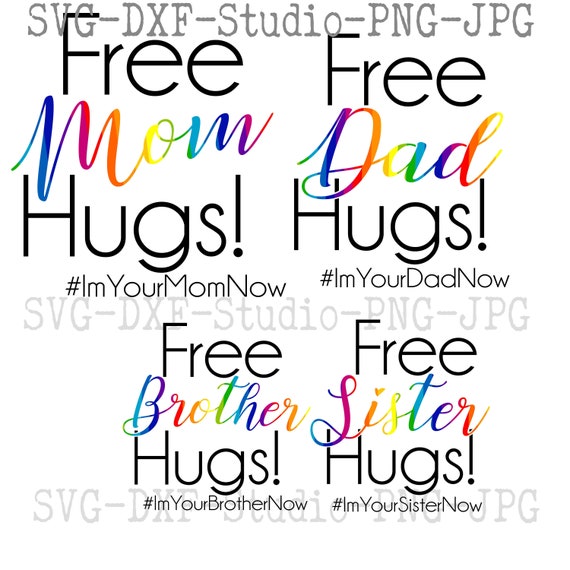 Download 4 Name Pride Bundle Svg Dxf Files Rainbow Pride Month Im Etsy