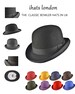 Mens Bowler top Hat Handmade Supreme Quality Felt for special day-Many Colour- iHats London 