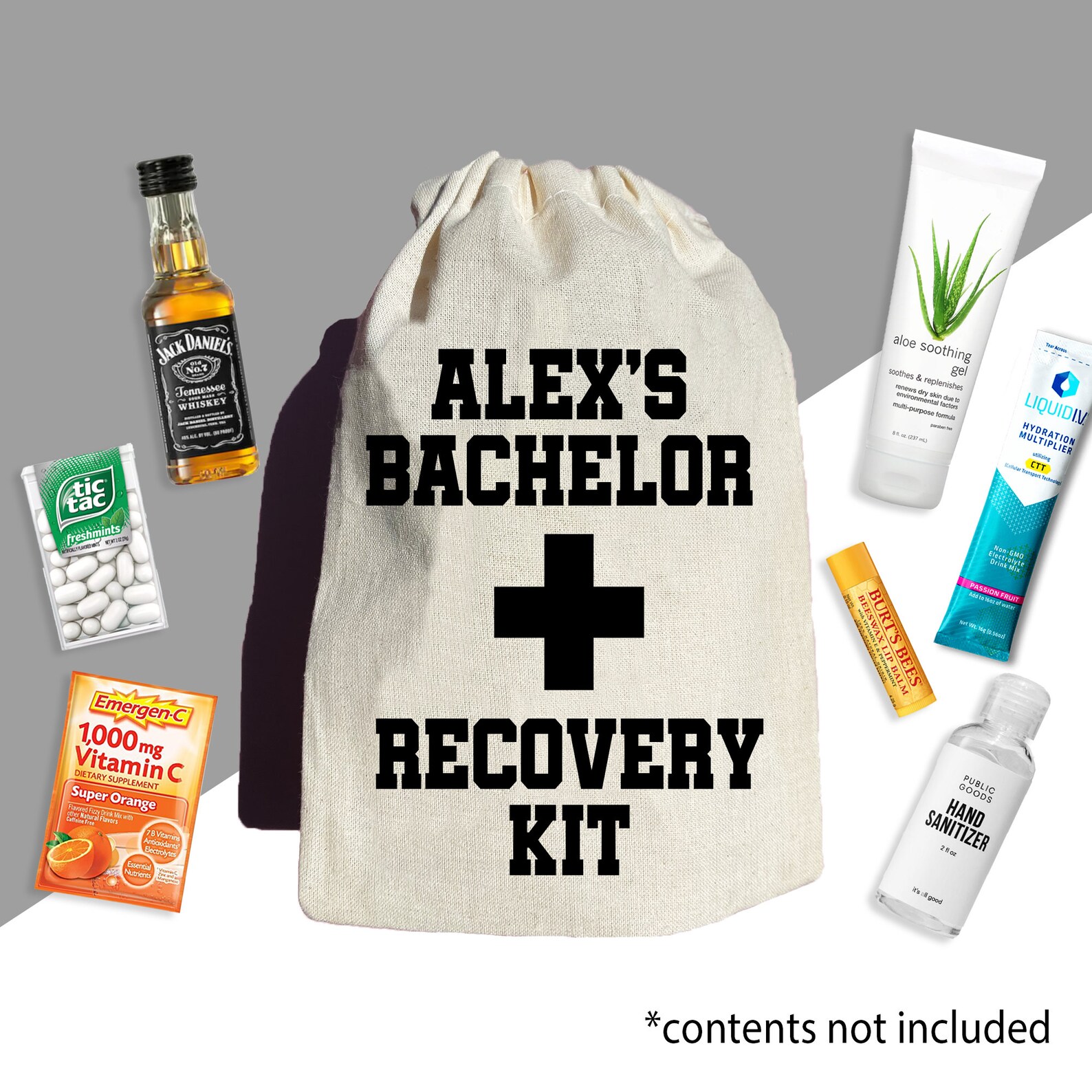Bachelor Party Hangover Survival Emergency Kit Pouch Bag | Etsy