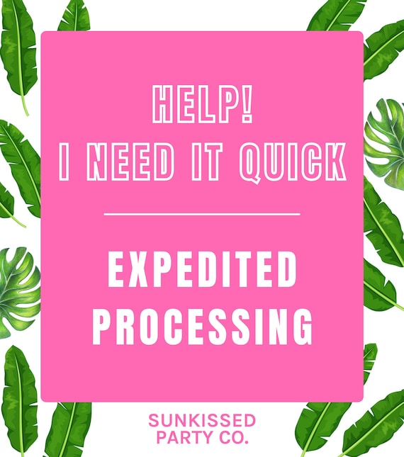 Expedited Processing Addon Etsy
