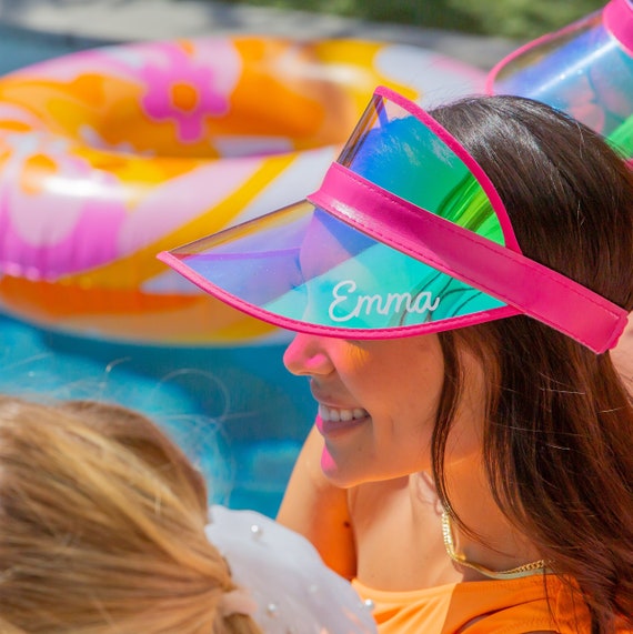 Personalized Holographic Sun Visors Bachelorette Party  display picture 2
