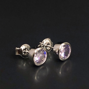 BIRTHSTONE SET Earrings, Sterling Silver Earrings, Alexandrite Earrings, Silver Earrings, June Birthstone, June Gemstone Earrings, June Gift