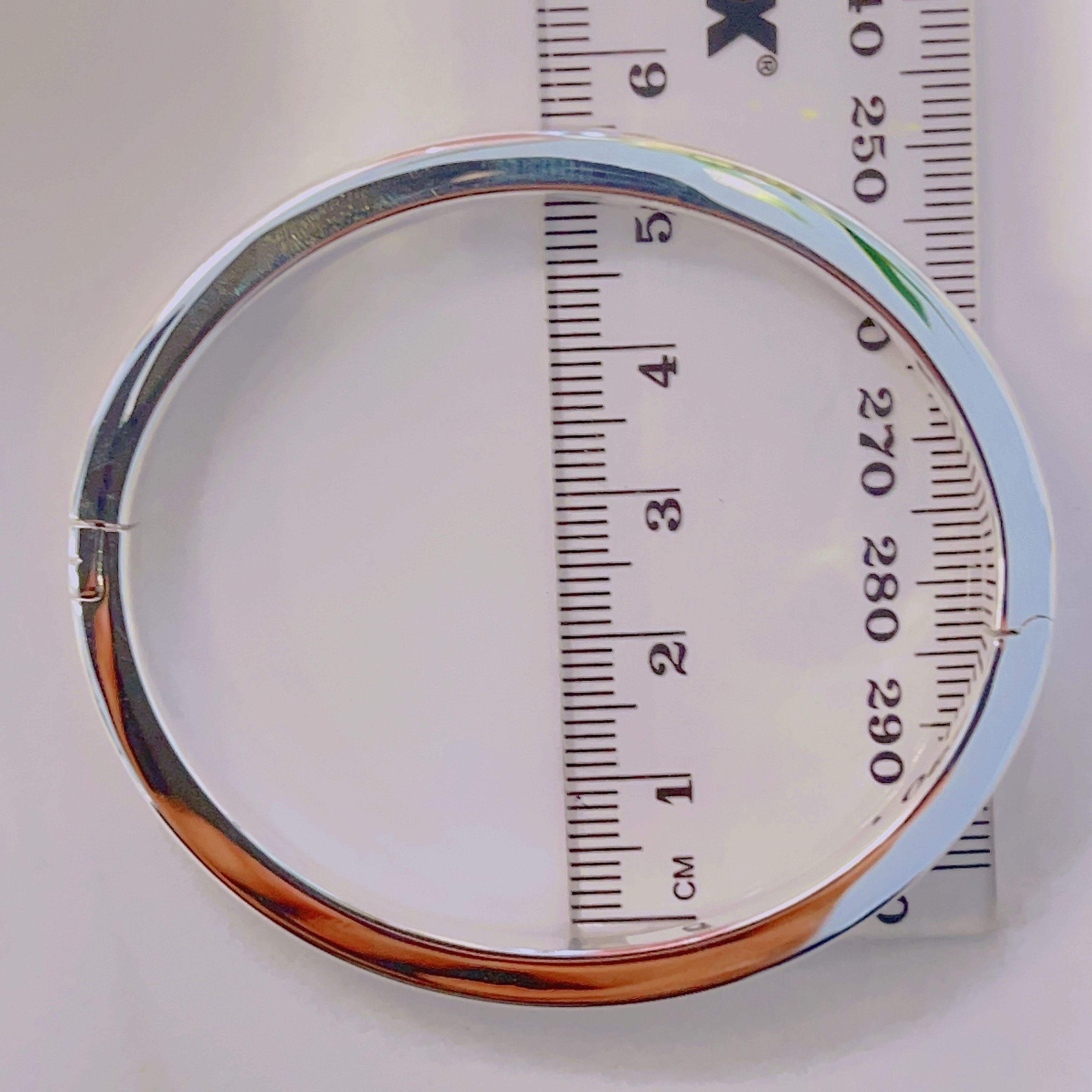 Sterling Silver Hinged Bangle Bracelet, Polished Open Bangle Sterling Silver Hinged Bangle Bracelet, Polished Open Bangle