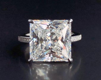 GRAND White Topaz Sterling Silver Ring, Statement Ring, Diamond ring, Large Engagement Ring, Cocktail Party ring,  Statement gemstone ring
