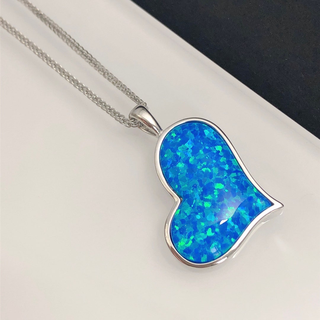 【just LoveR.】23SS★ Aqua Blue Love Necklace il_1080xN.4203641166_7f0d.jpg