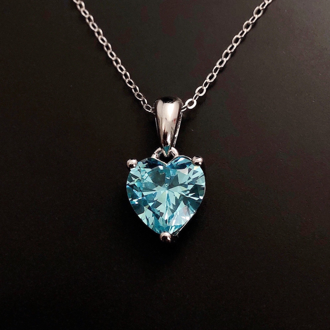 【TommassiniJewelry】Birthstone Heartネックレス Heart Birthstone Necklace - Buy 1 Get 1 50% - BeadifulBABY