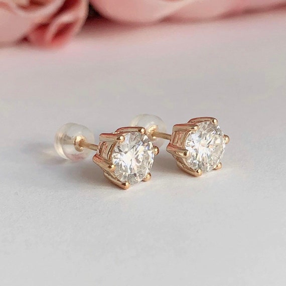 Share more than 64 6 prong diamond earrings latest