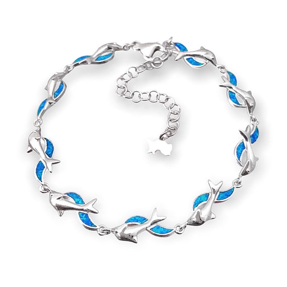 Silver dolphin bracelet sale