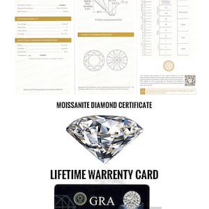 0.5ct Diamond Engagement Ring, Solitaire Certified Moissanite Diamond ring, Gold Simple Engagement Ring, Promise Ring, Anniversary Ring imagem 10