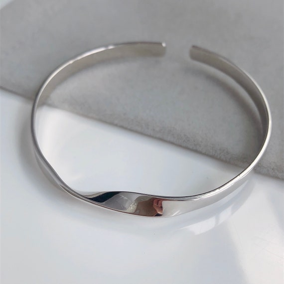Stainless Steel Bangle Bracelet * Christmas Gift Idea * Women's Jewelry * Gold or Silver Bangle * Jewelery * Monaco Model