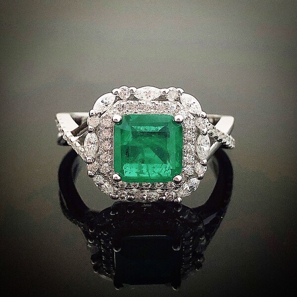 Emerald Ring - Etsy UK