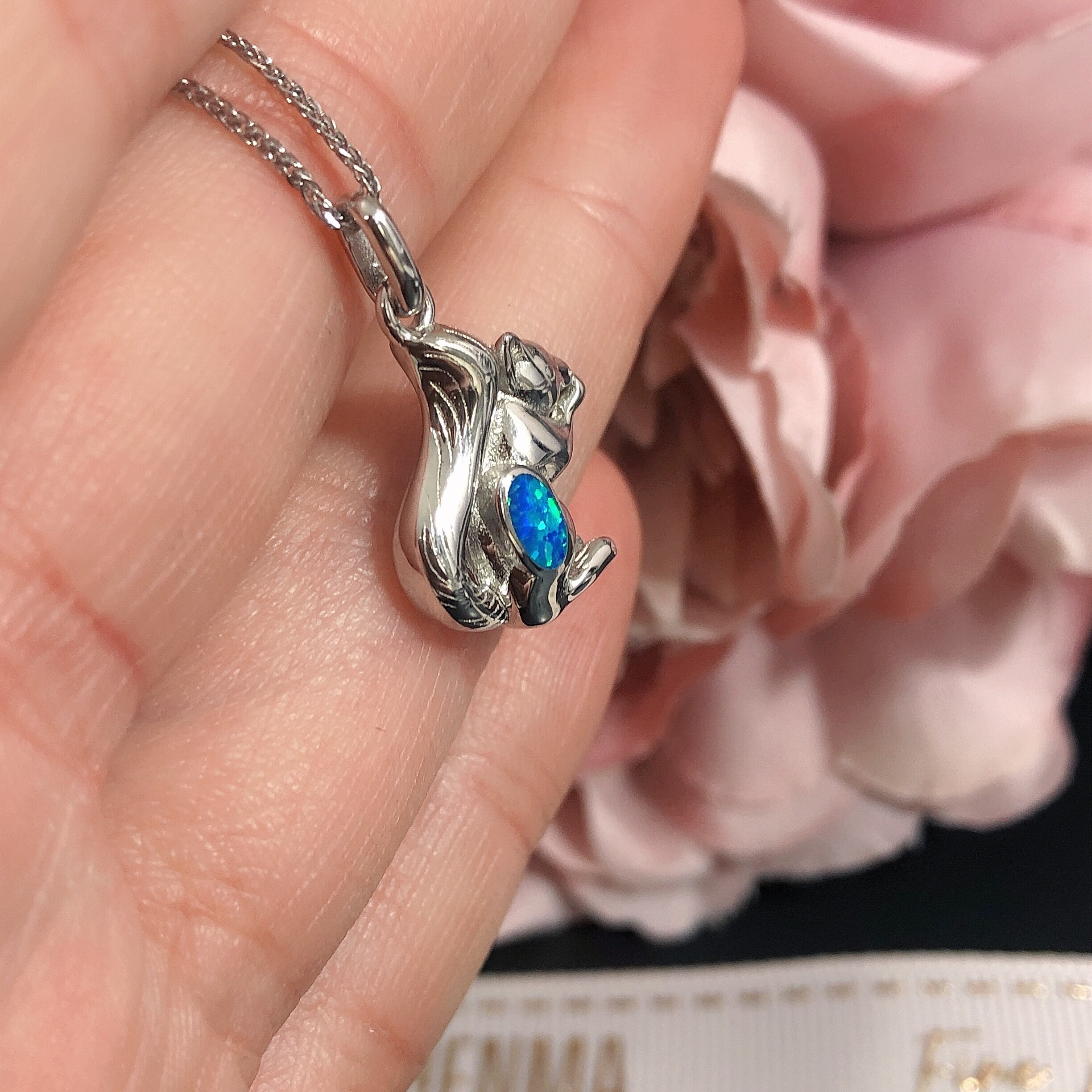 Collana Corta di Opale Andino e Ag 925 - Collane Opale - Gioielli Opale
