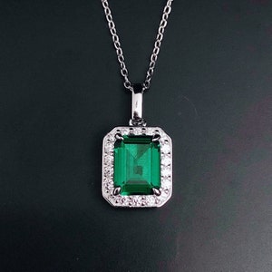 エメラルドネックレス　ビーズ　ジュエリー　emerald necklace Esmeralda Necklace - YG – Belmont Sparkle