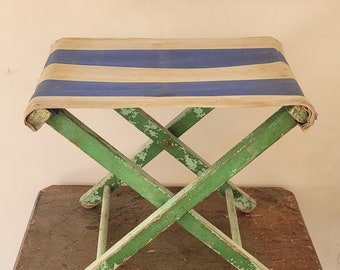 Spiaggia/picnic/sedia a sdraio/sgabello vintage italiano