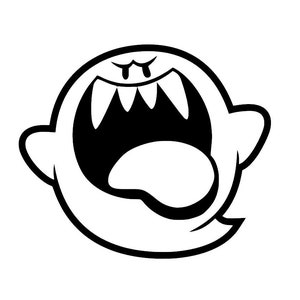 SVG - ブー - マリオ - デジタルダウンロード - カットファイル